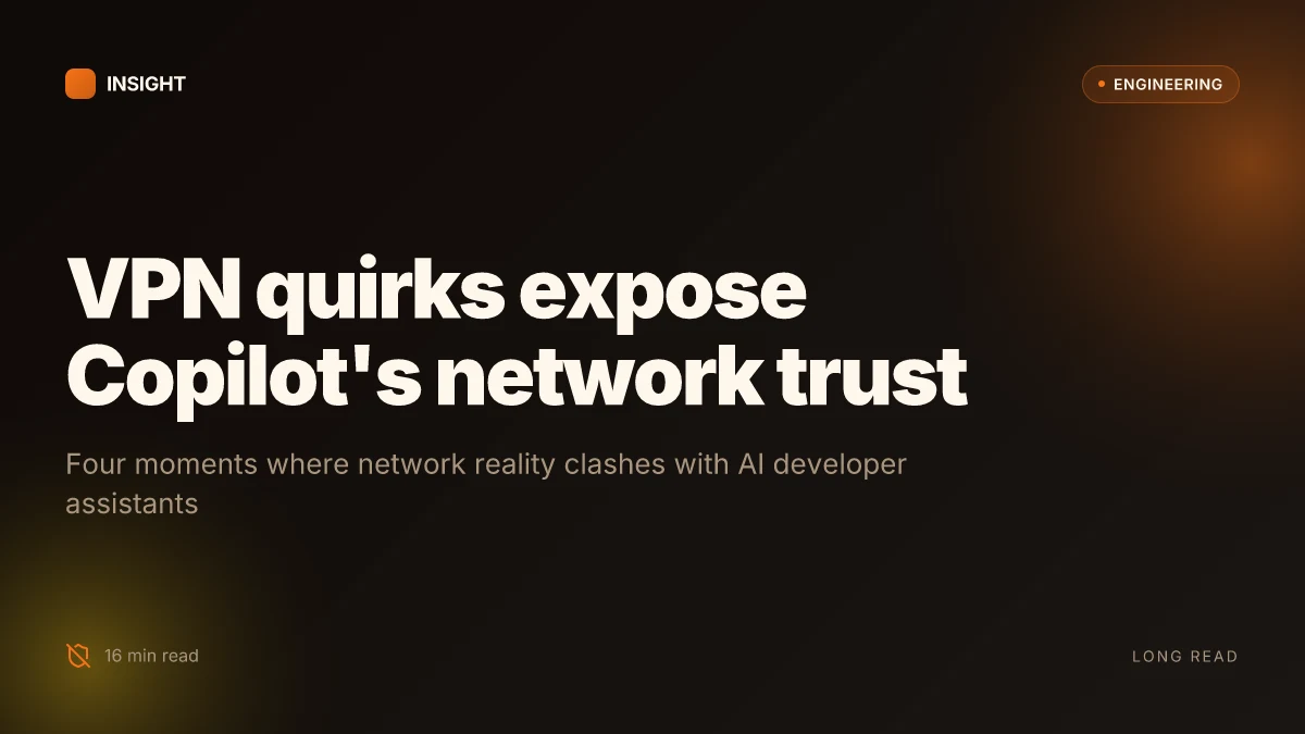 Github copilot not working with vpn: fixes that actually solve the problem