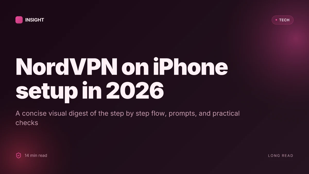 How to add NordVPN to your iPhone A step by step guide