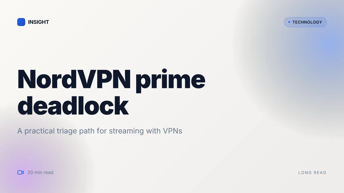 Nordvpn not working with Amazon Prime: here’s how to fix it