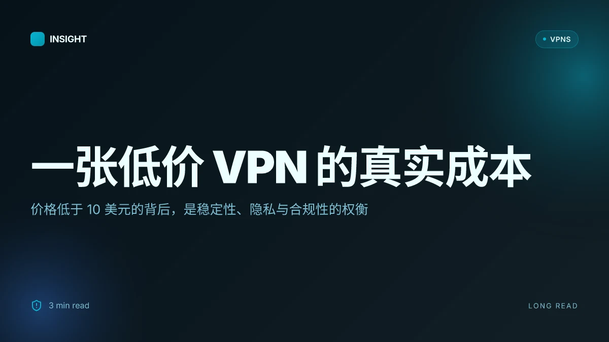 一个月10块的VPN:低价背后的真相与策略